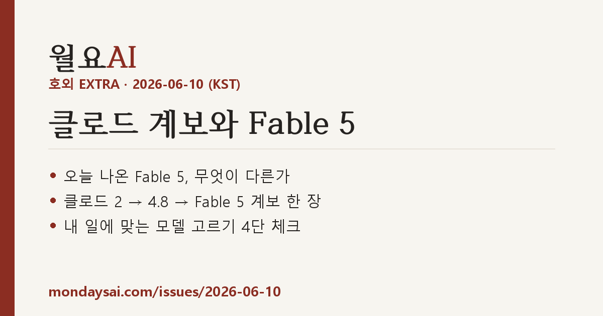 호외 표지